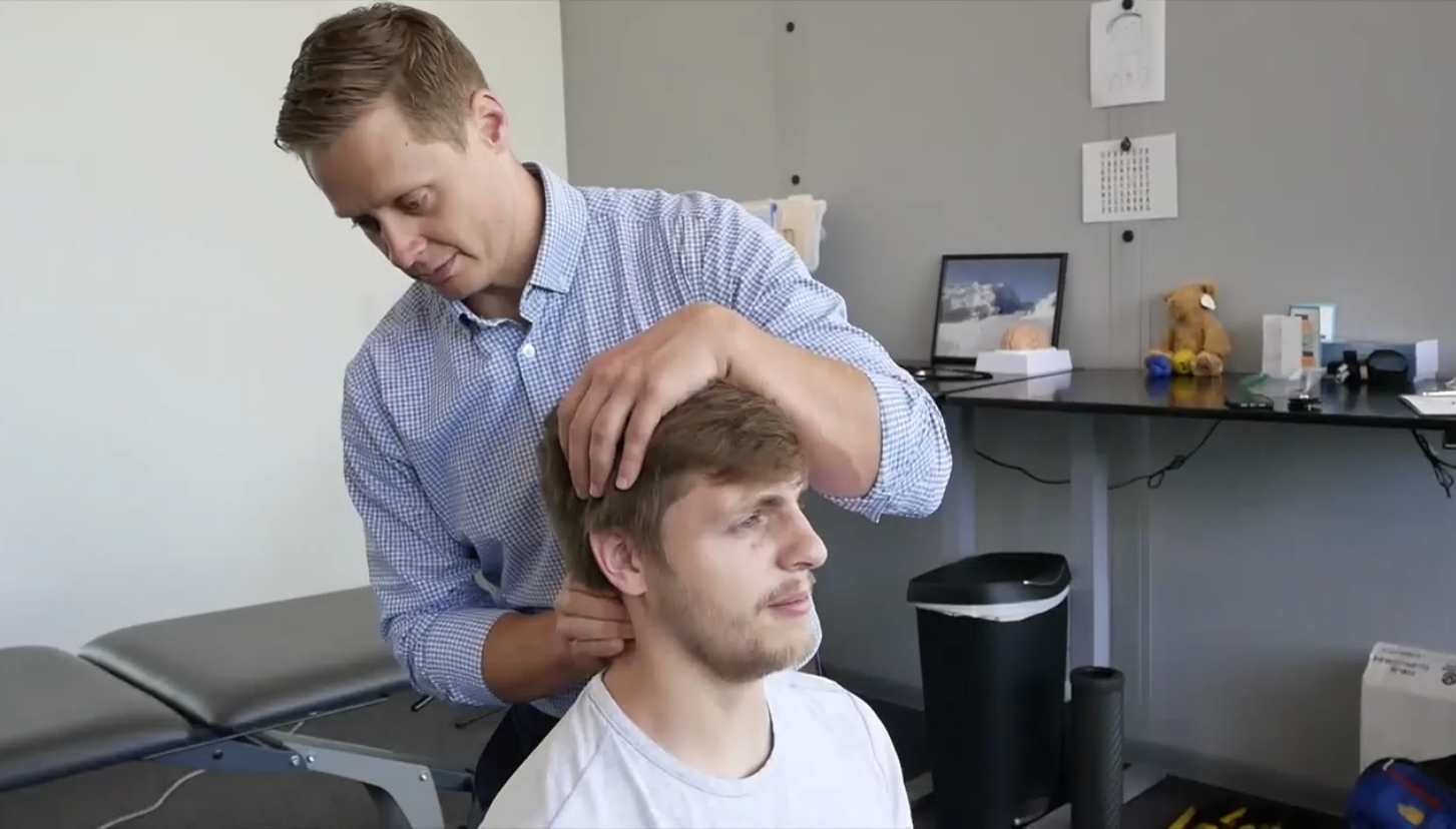 Cervical spine examination at The Keiser Clinic